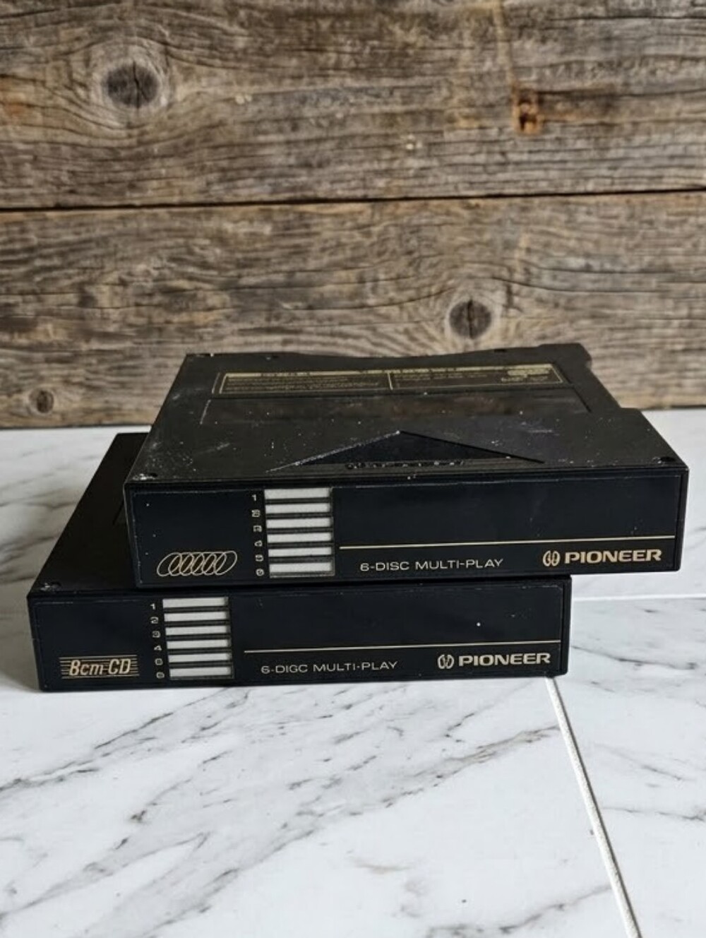 Lot of 2 VTG Pioneer 6-Disc CD Changer Magazines / Cartridges